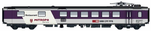 LS Models 47268 - Passenger/Restaurant Coach EW I WR “Suisse inscription, Mitropa”